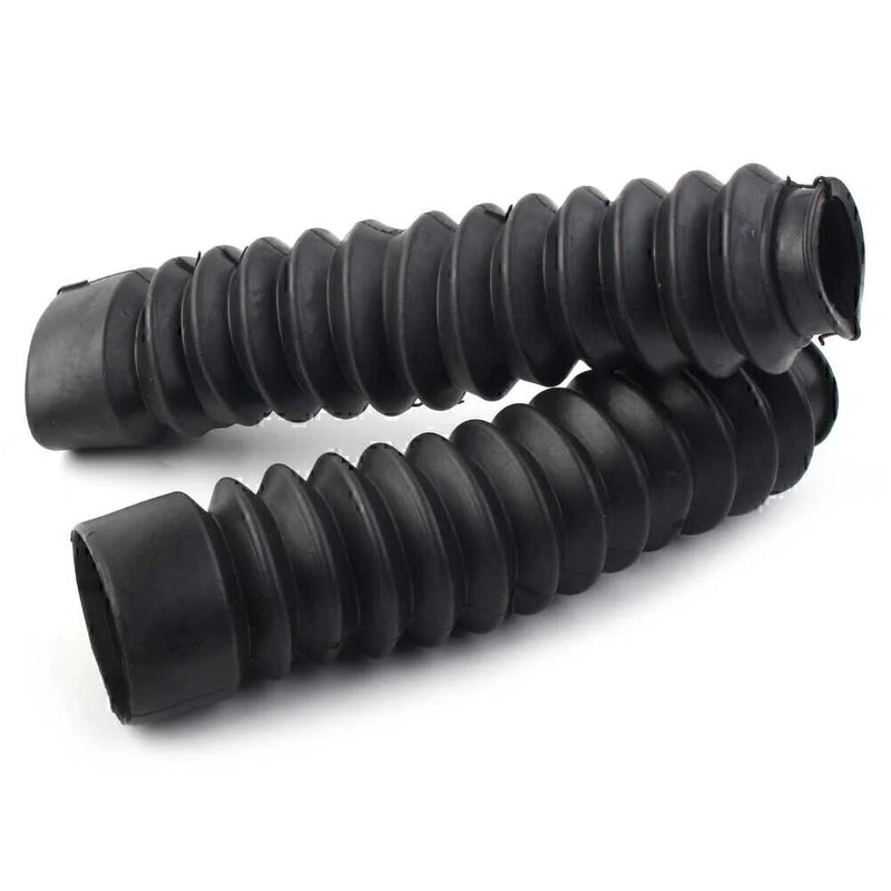 Motorcycle Universal Black Rubber Front Fork Dust Covers