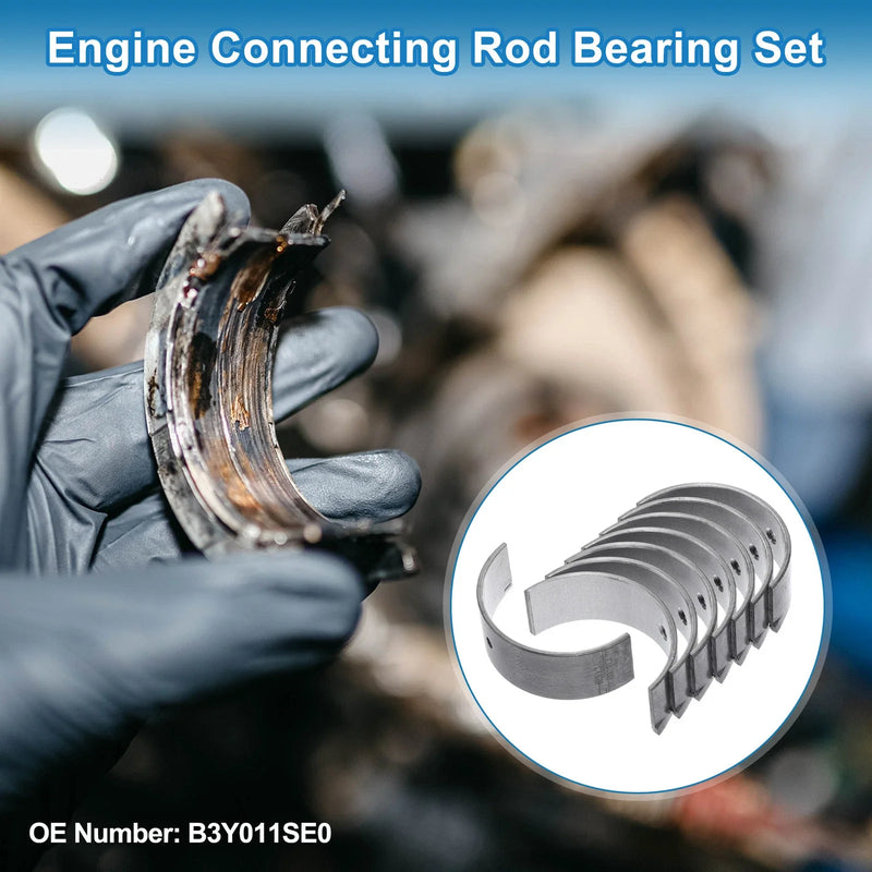 Mazda 323 (1980-1989) - 8 Pcs Rod Bearing Set