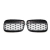 BMW X5 X6 Diamond Grille Front Bumper Kidney (2007-2013)