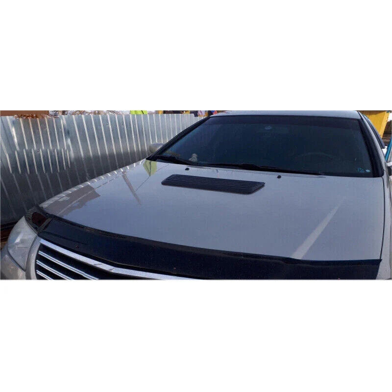 Car Carbon Fiber Look Hood Vent Scoop Cover