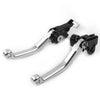 Honda XR250 XR400 Silver CNC Pivot Brake Clutch Levers (1995-2007)