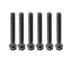 Motorcycle Bike 6pcs M8x45mm Titanium Torx Head Flange Screws
