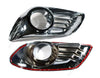 Toyota Hilux Chrome Fog Light Covers (2012-2014)