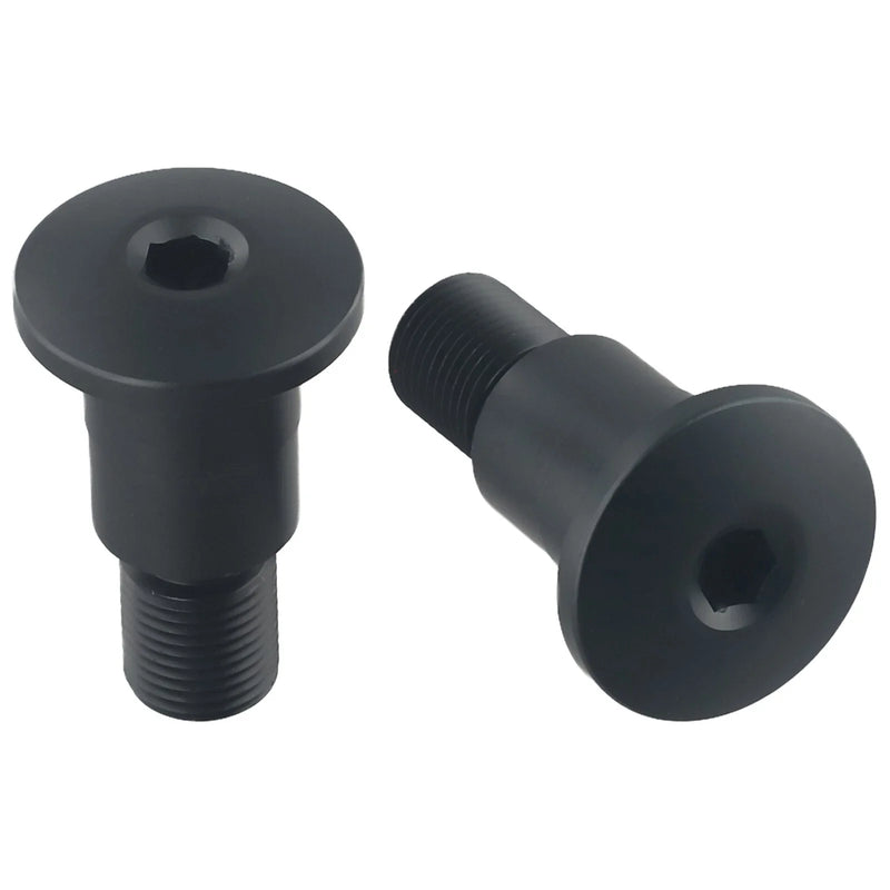 Motorcycle 2 x Handlebar Ends Mirror Adapter Aluminum Alloy