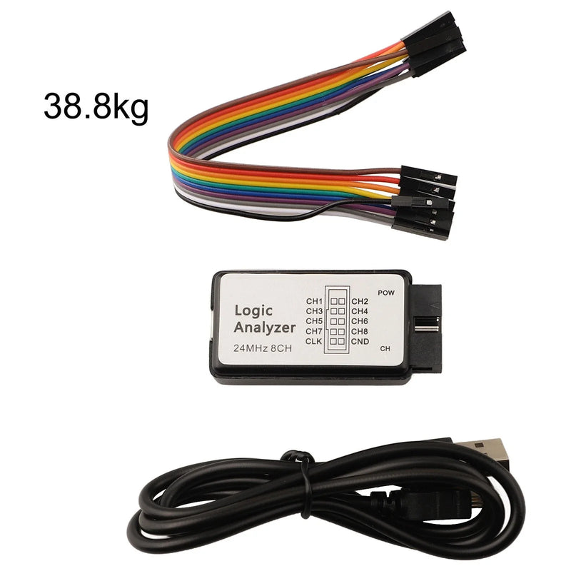 Microcontroller Debugging Tool USB Logic Analyzer 24M 8-Channel
