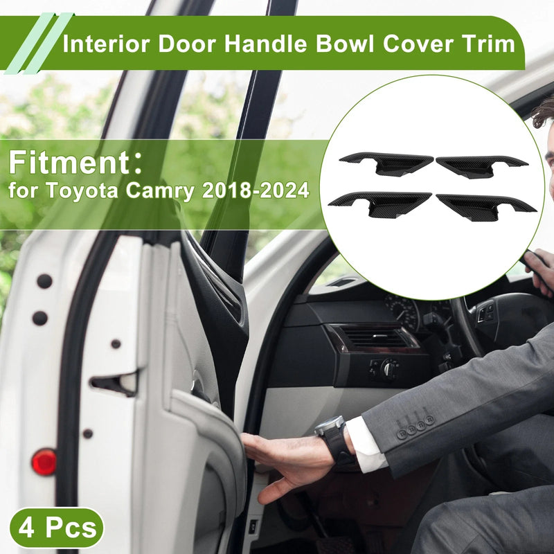 Toyota Camry Interior Door Handle Bowl Cover Trim / 4 Pcs (2018–2024)