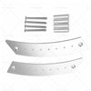VW Beetle Aluminum Door Panel Pull Handle Kit  Right & Left (1998-2010)