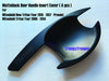 Mitsubishi Triton L200 Matte Black Door Handle Insert Bowl Trim (2006-2017)