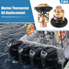 Mercury Marine V-6 135-150 175 200HP 143 Degree 2 x Marine Thermostat Kit