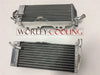 Honda CR250 CR250R Aluminum Radiator & Hose (1988-1989)