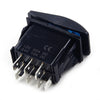 Boat 12V 24V 7 Pin LED DPDT Momentary Rocker Switch