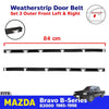 For Mazda B2000 B2200 B2600 2D 1985-98 Pair Outer Weatherstrip Door Belt Rubber