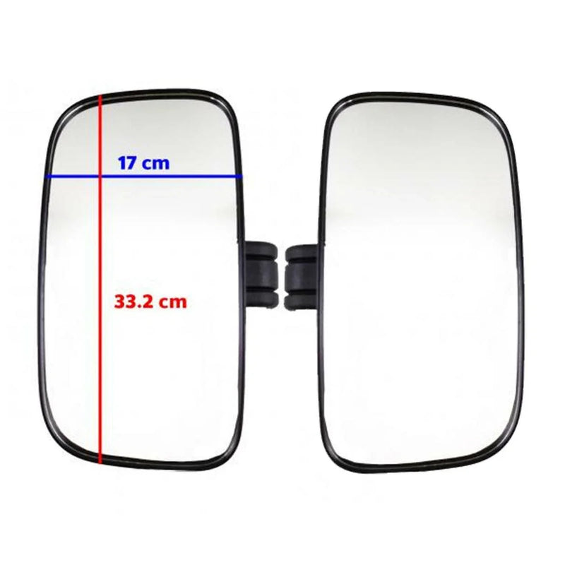 Side Exterior Mirror Rear View Pair LH+RH Fits Isuzu Rocky Dega 195 Heavy Truck