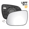 KIA Rio Left Side Heated White Mirror Glass (2010-2012)
