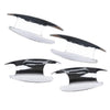 Benz C E GLC Class Silver Door Handle Bowl Cover Trim (2015-2023)