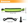 Jeep Wrangler JK JL with Brackets Black Green Door Limiting Straps Set