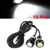 Car & Motorcycle 10x 3W White LED Eagle Eye DRL Tail Backup Lamp