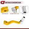 Kayo T2 Gold Tone Silver Tone Folding Gear Shifter Lever