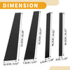 BMW X5 8 Pcs Black Car Pillar Window Trim Covers (2014-2018)