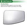 Ford Tourneo Right Side White Mirror Glass with Back Convex