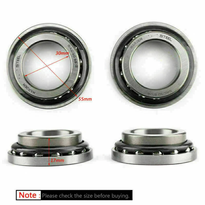 Suzuki SV650 GSX-R1000 GSX1300 Hayabusa Steering Head Bearing Kit (2000-2023)