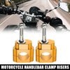 Motorcycle 2 x Handlebar Bracket Clamps Fit 1-1/8" 28mm Bar