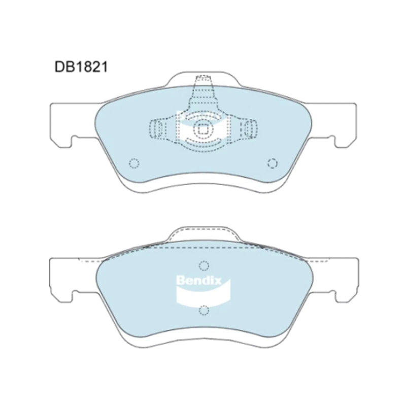 Mazda Tribute 4WD Front Disc Brake Pads Set (2004 - 2008)