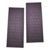 Black 3D Honeycomb Car Window Door Center Pillar Post Scratch Covers