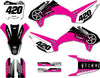Kayo TT 125 Hush Pink Custom Graphics Full Kit