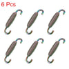 Motorcycle 6pcs 59mm Multicolor Exhaust Pipe Springs Stainless Swivel Hook