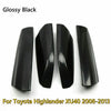 Toyota Highlander XU40 Glossy Black Roof Rack End Cover Cap (2014–2023)