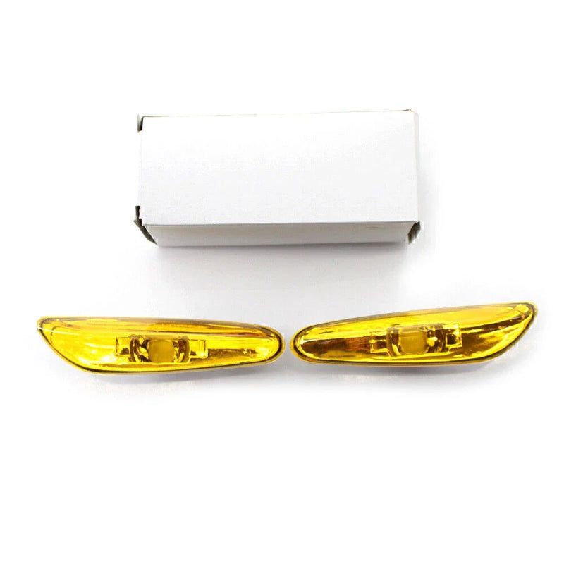 BMW E46 4DR Side Marker Light Turn Signal Lamp Pair (2002-2005)