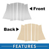 Mitsubishi Pajero (2016-2023) Silver Tone 6 Pcs Door Pillar Window Trim