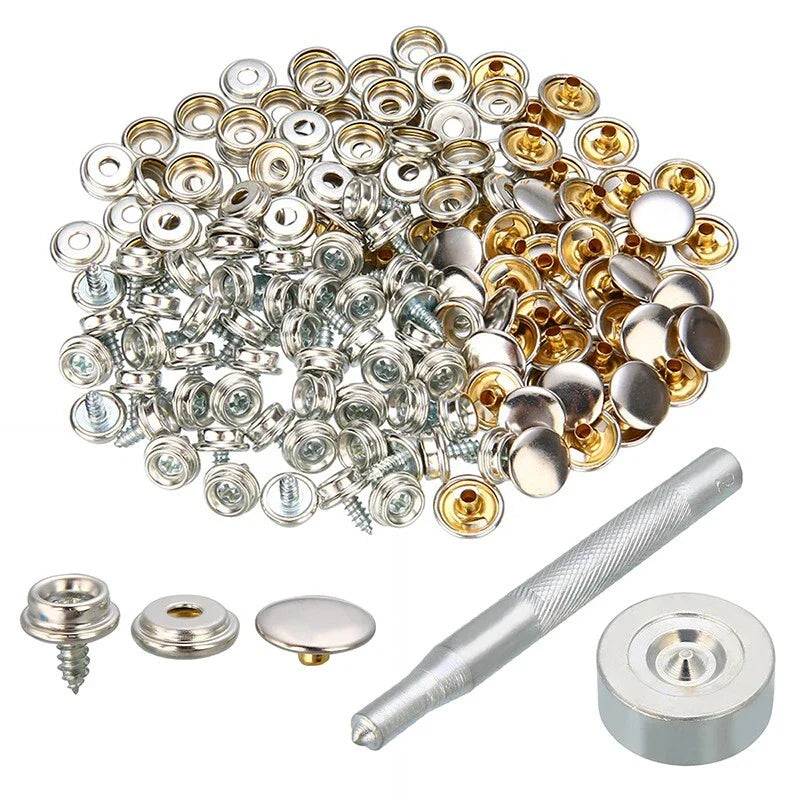Awning Furniture Canvas Snap Fast Fixed Fabric Fastener Repair Kit