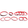 BMW MINI Cooper F55 F56 11pcs Red Dashboard Ring Covers (2014-2023)