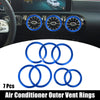 Mercedes Benz A-Class 7 x Air Conditioning Outer Vent Rings Covers