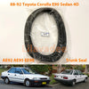 Toyota Corolla AE92 AE95 EE90 Trunk Lid Weatherstrip Rubber Seal (1988-1997)