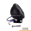 Harley Dyna 5.75'' LED DRL Headlight & Matte Black Bucket Set