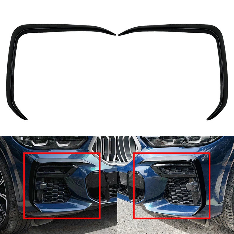 BMW X6 G06 Front Bumper Side Splitter Spoiler (2019-2022)