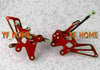 Kawasaki Ninja 250R Red Rearsets Foot Pegs (2008)