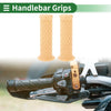25mm Motorcycle Hand Grips TPU Beige Handlebar Grips Covers