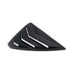 Mazda CX-5 Glossy Black Rear Side Window Shutters Louvers Trim (2017-2021)