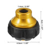Pair Motorcycle Wheel Front Fork Frame Sliders Protection Caps Gold Tone