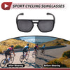 Motorcycle Riding Goggles Black Lens Black Gray Frame Tri-Acetyl Cellulos