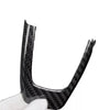Fiat 500 / Abarth 595 Carbon Fiber Steering Wheel Center Trim (2012-2015)