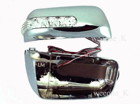 Mazda BT50 L.E.D Chrome Mirror Covers (2009-2011)