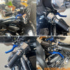 Harley Sportster 3 Finger 5.3'' Brake & Clutch Levers  Blue (2007-2023)