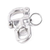1pcs / 70mm / Marine Grade 316 Stainless Steel Snap Shackle With Swivel Bail