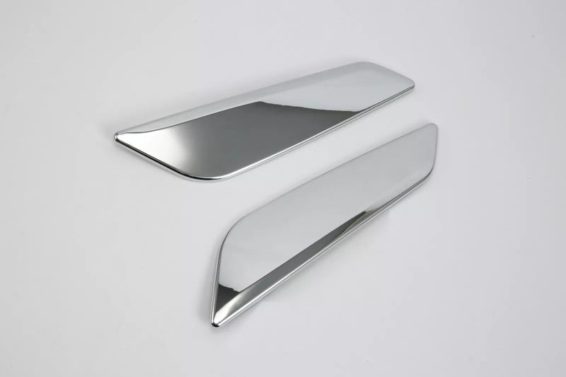 BMW 5 Series Chrome Side Wing Fender Air Vent Outlet Cover Trim (2017-2020)