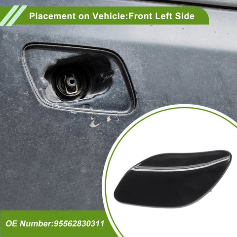 Porsche Cayenne Turbo (2003-2010) Black Washer Nozzle Cover Cap